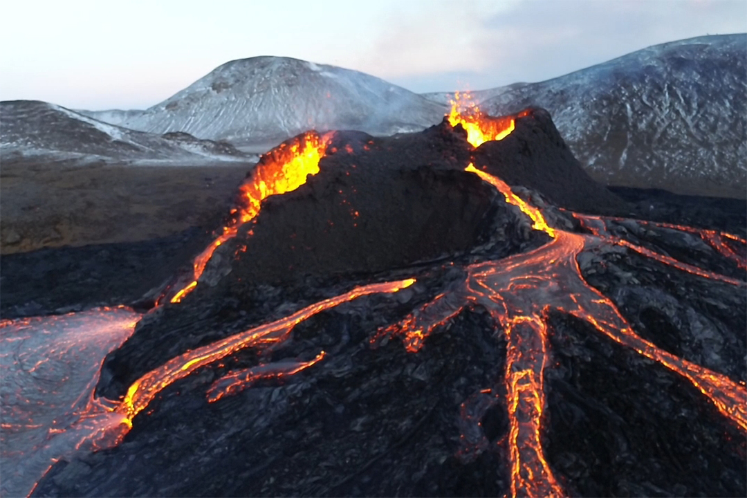 Hike to the Active Volcano - Glaciers and Waterfalls