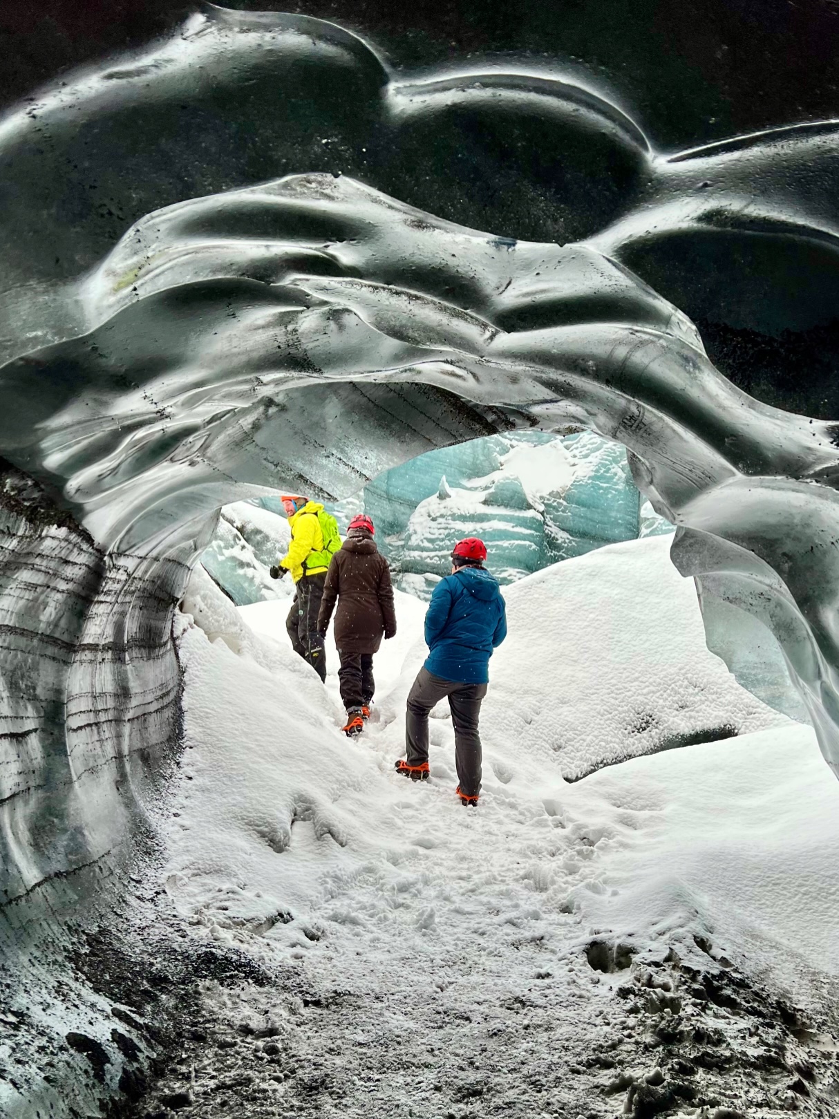 Ice Cave Katla South Coast Waterfalls Black Sand Beach Private Glaciers And Waterfalls